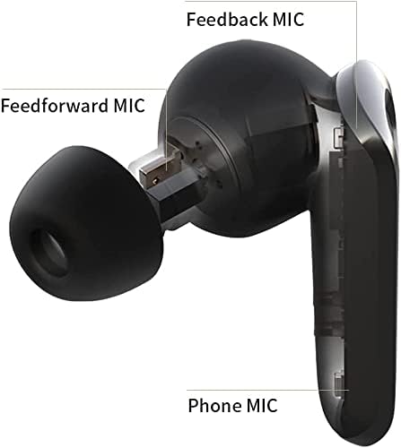 Edifier NeoBuds Pro Hi-Res Earbuds - Hybrid Active Noise Cancelling - with LDAC & LHDC - 6-Mics, APP Control, Gaming Mode - Black