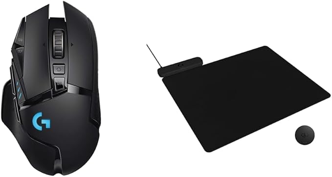 G502 Lightspeed Wireless Gaming Mouse + Powerplay Wireless Charging Mouse Pad