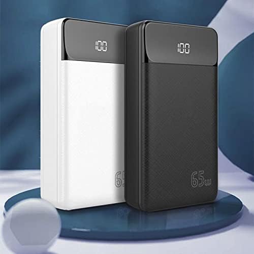 BoxWave Power Bank Compatible with LG Tone Platinum SE (HBS-1120) - Rejuva 65W PD Power Pack (30,000mAh), High Capacity 65W PD Power Bank - Jet Black