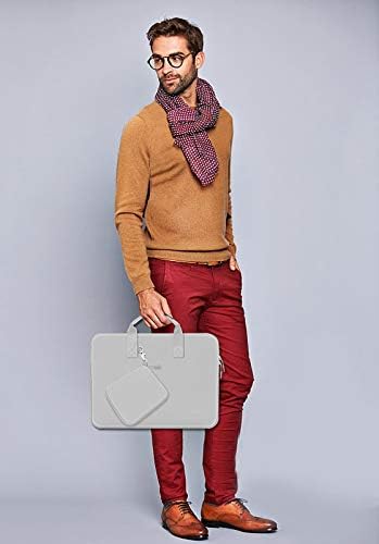 Hseok Laptop Sleeve 13.3-14 inch Case with Small Pouch, Neoprene Computer Bag Compatible with MacBook Neo/Pro 14 M5/M4/M3/M2/M1, Mac Air/Pro 13.3, XPS 14 and Most 13-14 inch Notebooks,L02G03