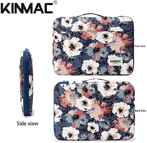 Kinmac 360° Protective Laptop Sleeve Case Bag Cover with Handle for MacBook Pro 16 inch,16 inch HP,Lenovo,Dell,ASUS,Acer Ultrabook and Business Laptop (Camellia)