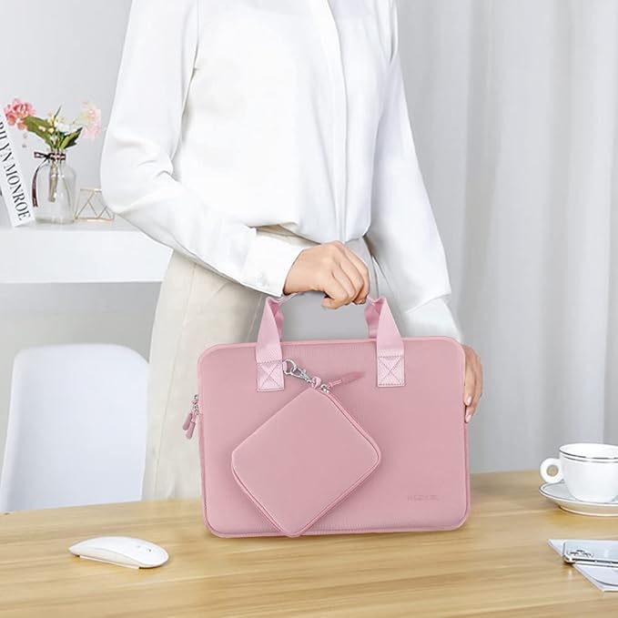 Laptop Sleeve 12.9-13 inch Case with Small Pouch Compatible with MacBook Neo 13, MacBook Air Pro 13 M5/M4/M3/M2/M1, iPad Pro Air 12.9" 13", XPS 13 and Most 12.9-13 inch Notebooks,P02K01