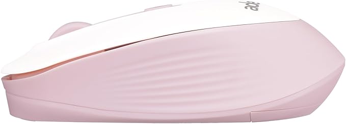 Adesso iMouse A30 Wireless Mouse with AI Copilot Button 2.4GHz USB Dongle 1200 DPI Left and Right Hand Design (Pink)
