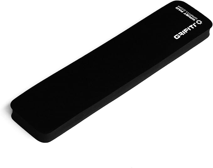 Grifiti Fat Wrist Pad 12" x 2.75” x 0.75" Inch Keyboard Rest Thick Small Ergonomic Computer Keyboards Hand & Palm Wrists Rests Support Carpal Tunnel Resting Pads Accessories (Thin 12 x 2.75 x 0.75)
