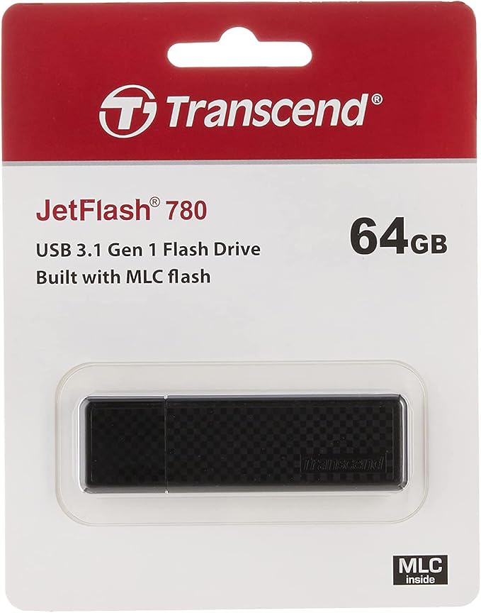 Transcend 64GB Jetflash 780 USB 3.1 Gen 1 Flash Drive TS64GJF780, Black - Image 7