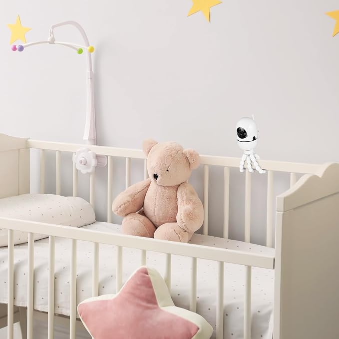 Tripod Baby Monitor Mount for HelloBaby HB6550/HB6560/HB6240/HB6148/HB6339/HB66/HB65/HB40, ANMEATE 549/SM935E, Flexible Camera Mount Attach Your Monitor Wherever You Want(Camera NOT Include) - Image 7