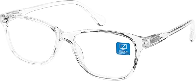 K KENZHOU Blue Light Glasses for Woman Men Bluelight Blocking Glasses for Computer Gaming Phones,Anti Eye Strain & UV Glare