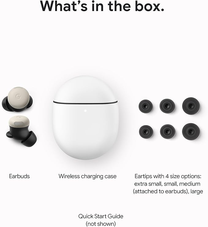 Google Pixel Buds Pro 2 - Wireless Earbuds with Active Noise Cancellation – Bluetooth Headphones - Hazel