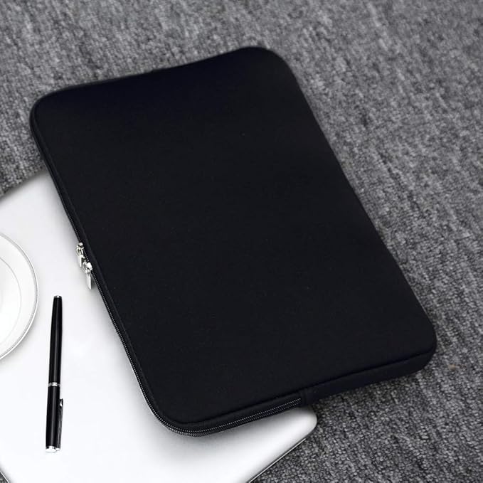 RAINYEAR 16 Inch Laptop Sleeve Soft Case Padded Bag Specially Compatible with 16" MacBook Pro M1 M2 M3 M4 M5 Pro/Max A2141 A2485 A2780 A2991 A3403 A3186 A3428 A3429 (Black)