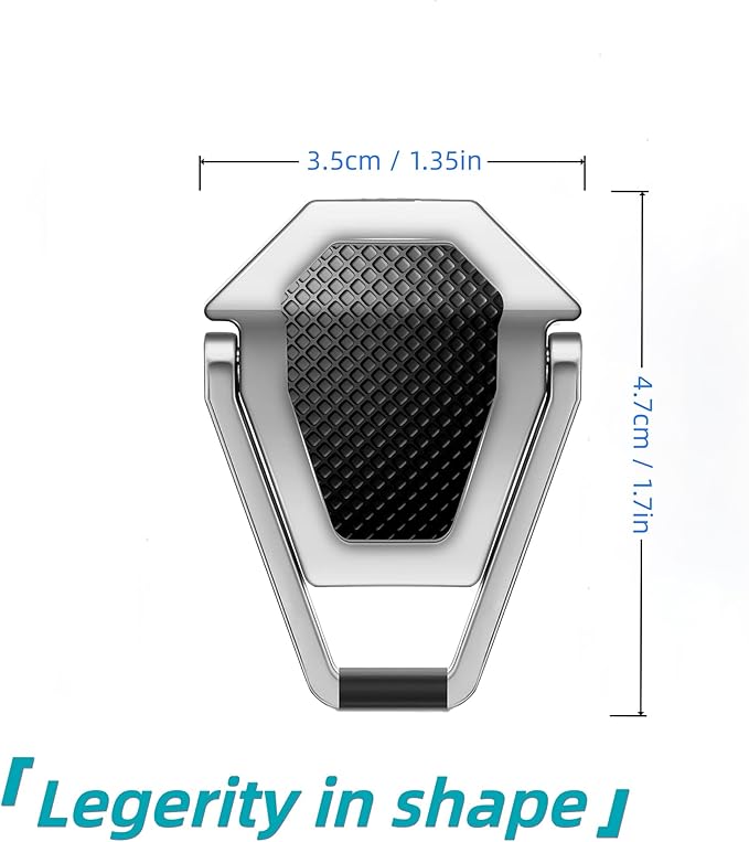 (2 PK/4Pcs) Laptop Stand Foldable & Portable Zinc Alloy Laptop Riser with Anti-Slip Pads Ergonomic Height Adjustment for 12-20 Inch Laptop to Reduce Neck Strain & Improve Cooling