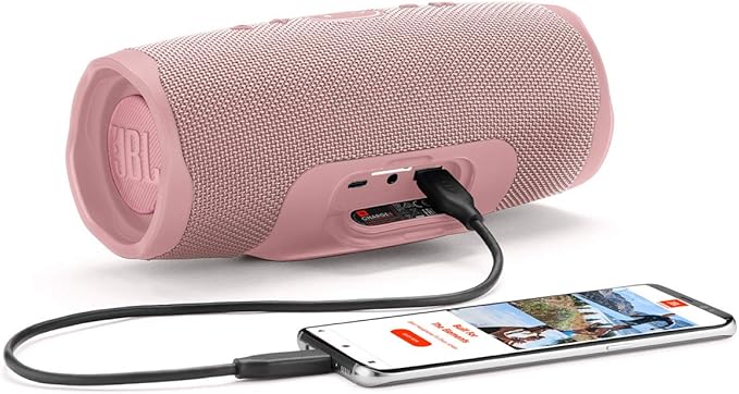 JBL Charge 4 - Waterproof Portable Bluetooth Speaker - Pink