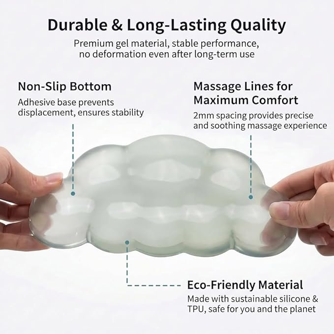Ultimate Cute Ergonomic Wrist Rest – Instant Relief, Cloud-Like Comfort, Premium Silicone & TPU, Ultra-Soft, Durable, Gift-Boxed for Office, Study, Gaming & More