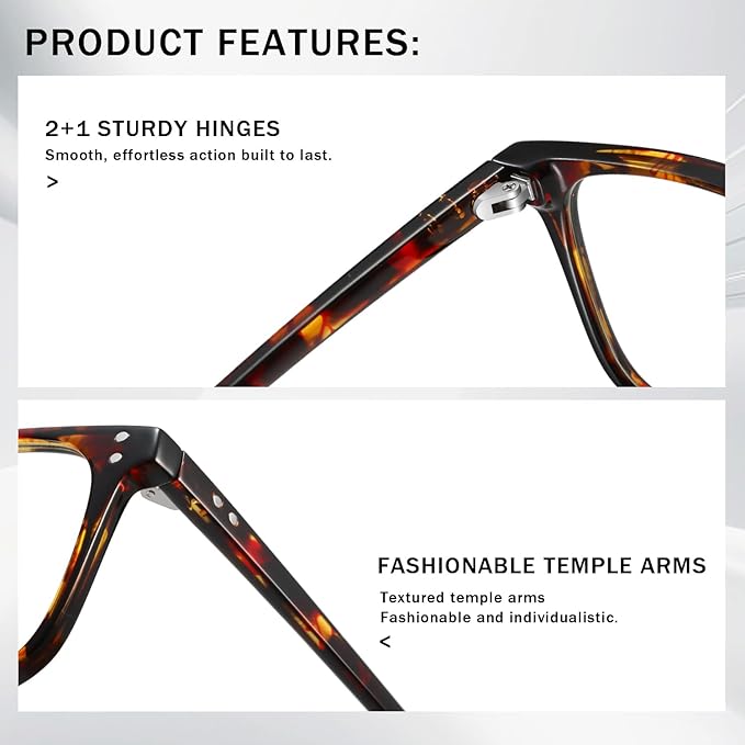 kimorn Ultralight Blue Light Glasses for Women and Men Glasses for All Day Comfort - Anti UV Glare & Eyestrain