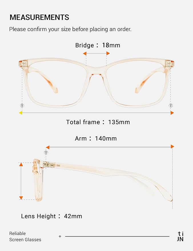 TIJN Sleep Glasses for 99.9% TR90 Blue Green Light Blocking Dual AR Coatings Red Lens for Computer Gaming Reduce Eyestrain