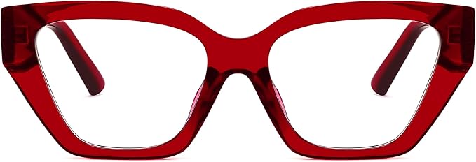 FEISEDY Women Cat Eye Blue Light Blocking Glasses Trendy Cateye Design for Daily Wear B0350