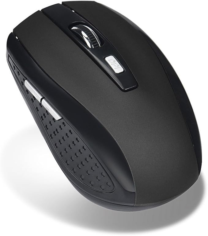 Wireless 2.4GHz Cordless Gaming Mouse with USB Receiver for PC & Laptop