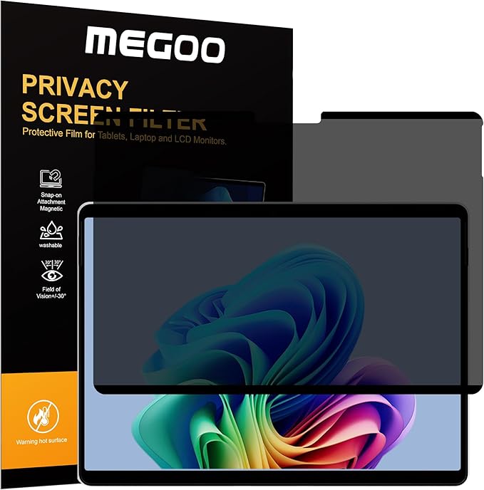 Adeway Privacy Screen Protector for Surface Laptop Studio 2/1 14.4 Inch, Magnetic Nano, Anti-Spy, Removable, Blue Light & UV Blocking, Anti-Glare