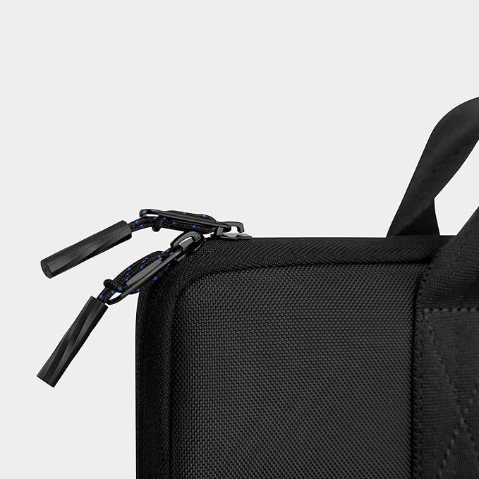 Dell 15-16 EcoLoop Pro Sleeve - CV5623 - Organizer, Front Zippered Pocket, Weather-resistant, Luggage Pass Through, Padded Carry Handles, Detachable Shoulder Strap, Nylex Lining Material - Black