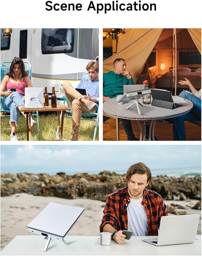 PeakDo LinkPower 1 Power Bank Compatible with Starlink Mini, 27500mAh 99Wh Portable Charger with USB-C Bidirectional Power Delivery, LCD Display, Smart App, DC Cable, Battery Pack for Outdoor&Camping