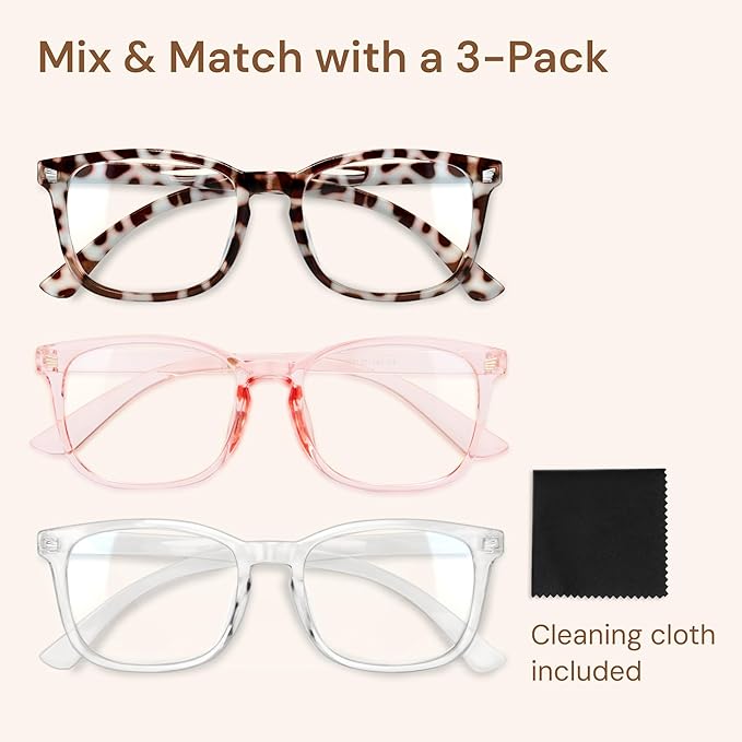Gaoye Stylish Eyewear Frame Accessories - Blue Light Glasses for Woman - Computer Glasses for Blue Light Blocking