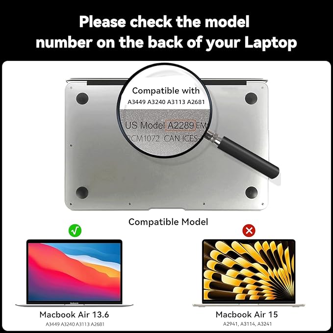 IPROKKO 360° Privacy Screen Macbook Air 13.6/13 Inch (2022-2026, M2, M3, M4, M5),Matte Anti Glare Blue Light 13.6in Mac Scratch Resistant Laptop Screen Protector Filter