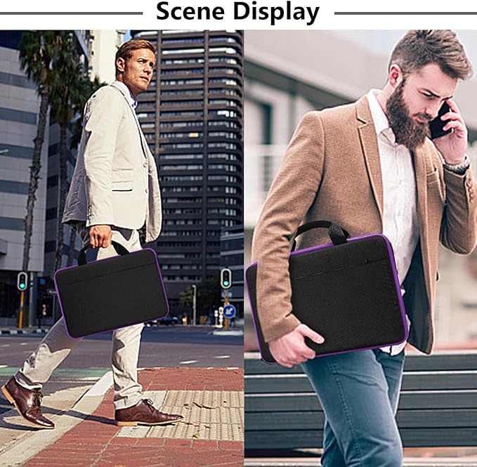 Hseok Laptop Sleeve 13-14 Inch Case Briefcase Compatible with MacBook Neo Pro 14 M5/M4/M3/M2/M1, All Models 13.3 Mac Air/Pro, XPS 13 14, Most Popular 13"-14" Notebooks,BK01PU01