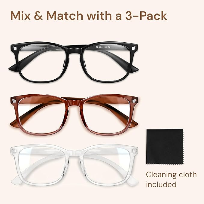 Gaoye Stylish Eyewear Frame Accessories - Blue Light Glasses for Woman - Computer Glasses for Blue Light Blocking