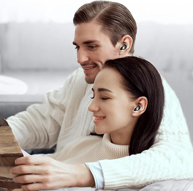 kurdene Wireless Earbuds Bluetooth 5.3 in Ear Buds Light Weight Headphones,Deep Bass Sound,Built in Mics Headset,Clear Calls Earphones for Sports Workout