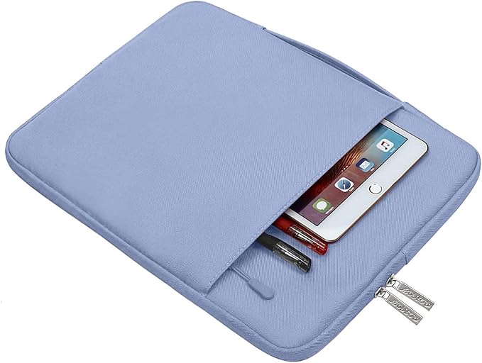 MOSISO Laptop Case 13 inch, 13 inch Laptop Sleeve with Handle Compatible with MacBook Air 13 M4 M3 M2 M1 2025-2018 / Pro 13 M2 M1 2025-2016, Polyester Multifunctional Computer Bag, Pastel Blue
