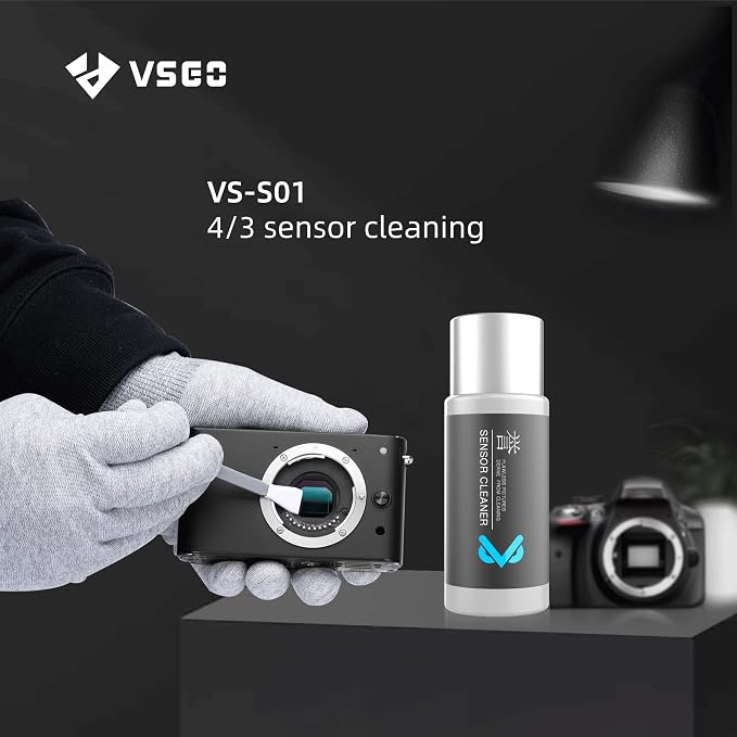 VSGO Digital Camera Cleaning Swab Sensor Cleaning Swabs with 10ml Sensor Cleaning Solution Dry CCD CMOS Clean Swab with Sensor Cleaner for Nikon Sony Canon DSLR Camera Clean (12mm (6pcs Sensor Swab)) - Image 9