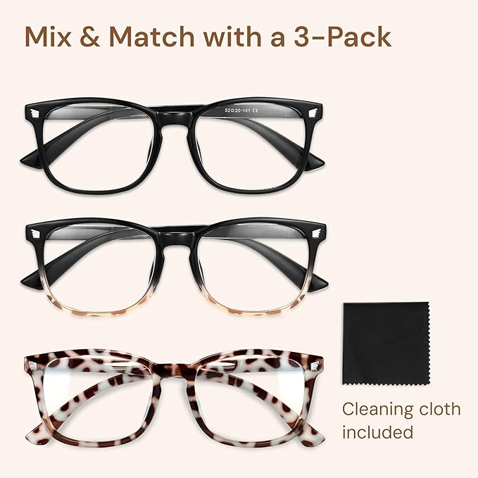 Gaoye Stylish Eyewear Frame Accessories - Blue Light Glasses for Woman - Computer Glasses for Blue Light Blocking