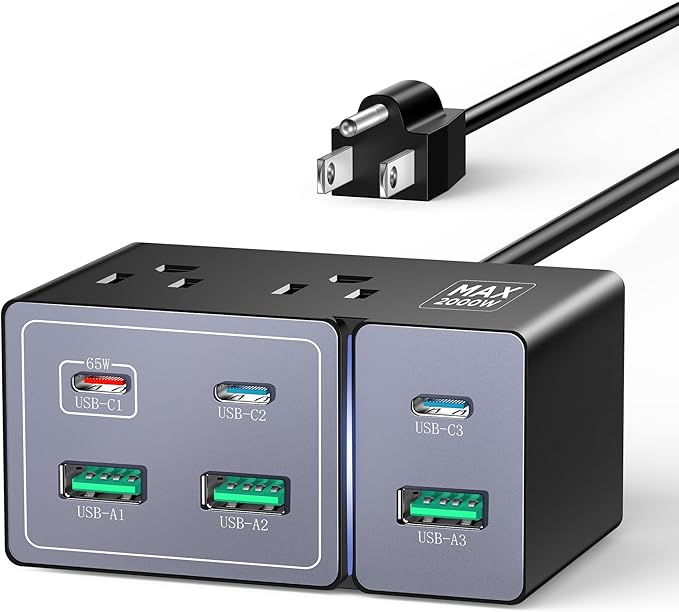 160W 8-in-1 Charging Station for Multiple Devices - Phone, Tablet, Smartwatch, for Home, Office