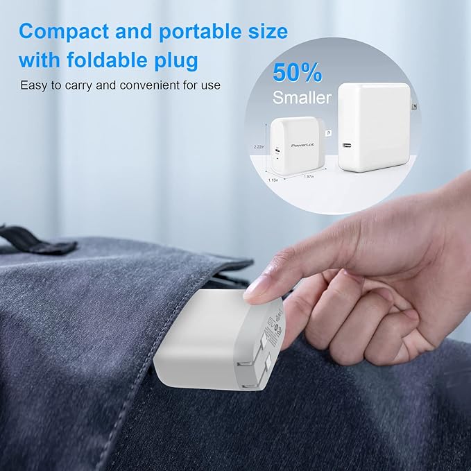USB C Charger 65W, PowerLot PPS & PD Wall Charger, 25W S21 Ultra Charger, 45W Super Fast Charger for Galaxy S22 Ultra, S23 Ultra, S21, Z Fold 4, Z Flip 4, A53, Tab S8 S7, Swith, Steam Deck, MacBook