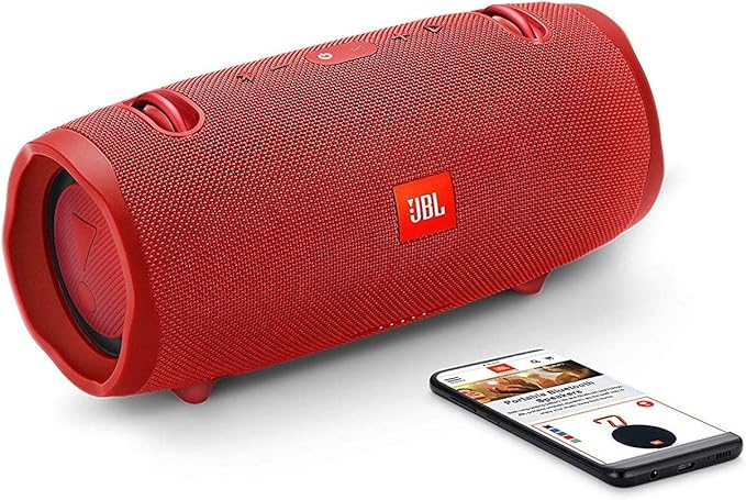 JBL Xtreme 2 Portable Waterproof Wireless Bluetooth Speaker (Red)