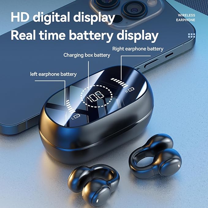 2024 Version True Wireless Bluetooth Earbuds with Charging Case Compatible with Apple & Android, Dual Connect, Built-in Microphone, Stereo Sound in-Ear Bluetooth Headphones Headset - Model 33