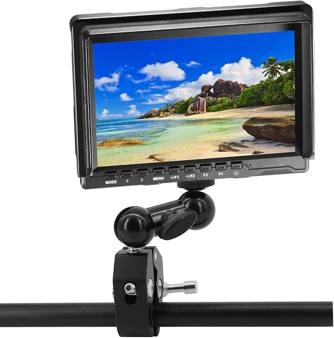 Double Ballhead Ball Arm Camera Clamp Mount Monitor Mount Bracket with Super Clamp Compatible with Ronin M Ronin MX Freefly MOVI - Image 7