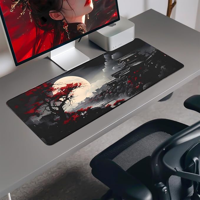 Mouse Pad Gaming Mousepad,Large Mousepads for Keyboard and Mouse with Non-Slip Rubber Base,Suitable for School,Office,Home,31.5 x 11.8 Inch