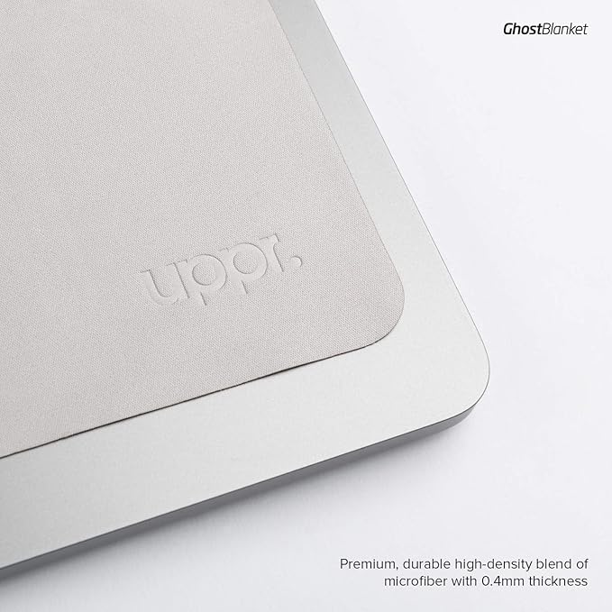 UPPERCASE GhostBlanket Screen Keyboard Imprint Protection Microfiber Liner and Cleaning Cloth 15" Compatible with MacBook Pro 16"