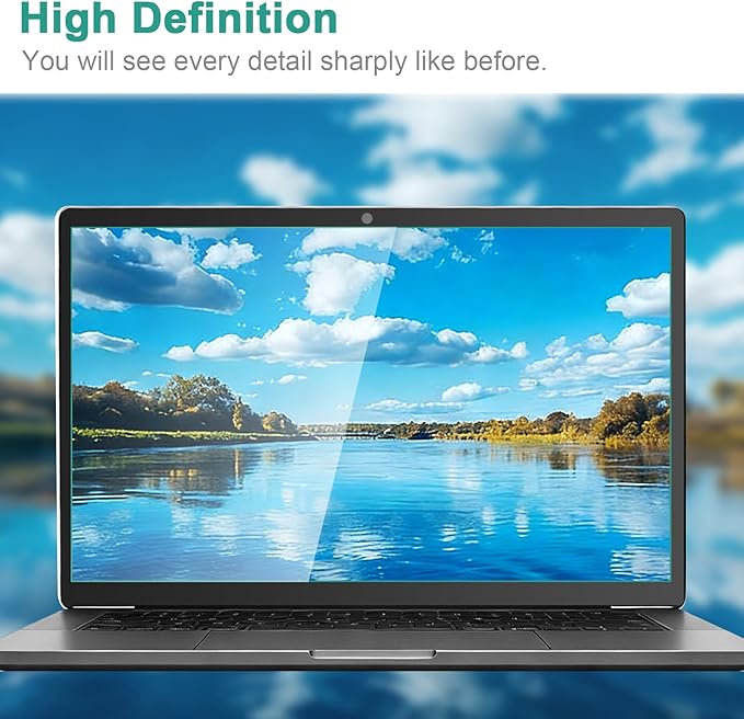 2-Pack 15.6 Inch 16:9 Anti Blue Light Screen Protector, Matte Anti Glare Film UV Blocking Protector Compatible with 15.6'' Hp Acer Asus Lenovo Dell Samsung Portable Monitor