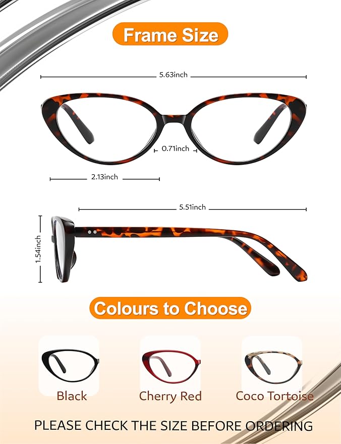 Ultralight Cat Eye Blue Light Glasses for Woman Anti Glare Reduce Eyestrain Gaming/Computer/Screen