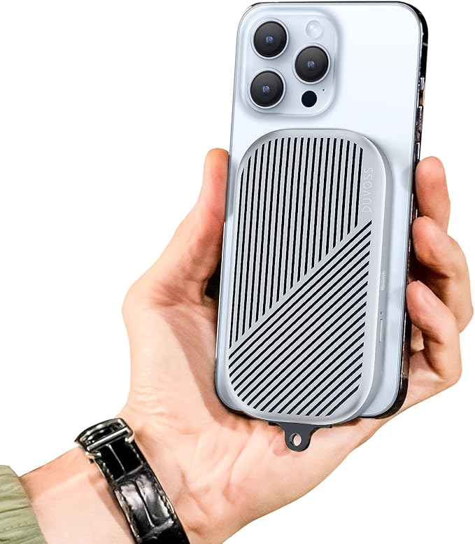 Portable Bluetooth Speaker, Ultra-Thin(0.5" Slim, 0.23lbs) – with Carabiner, NFC, IPX7 Waterproof, TWS Pairing, Built-in Mic, TF Card – Mini Wireless Speaker for Indoor/Outdoor Use