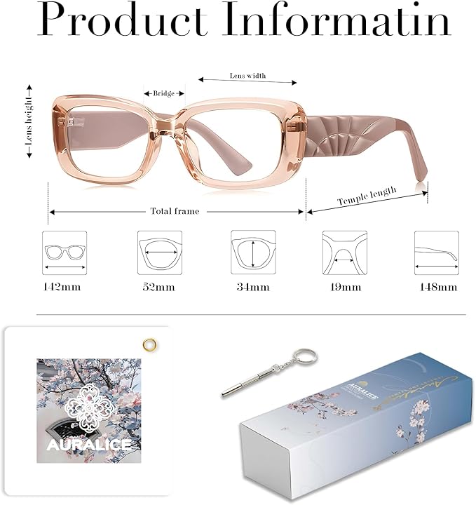 Rectangle Blue Light Glasses Noctera