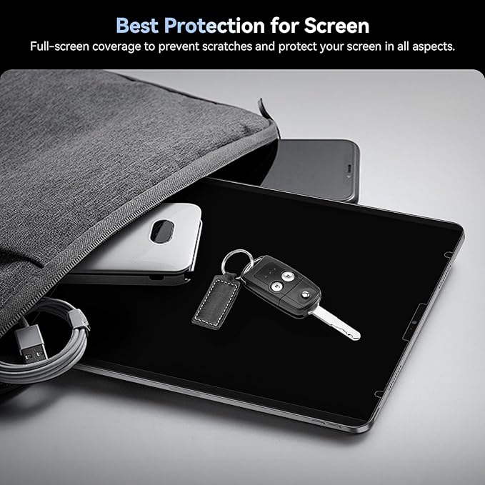 360° Magnetic Privacy Screen for iPad Air 5th 4th Generation 10.9 inch & iPad Pro 11"(2018-2022), 4 Way Privacy Removable Anti Glare Blue Light Filter Shield Film Anti Spy Protector