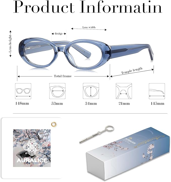 Rectangle Blue Light Glasses Noctera