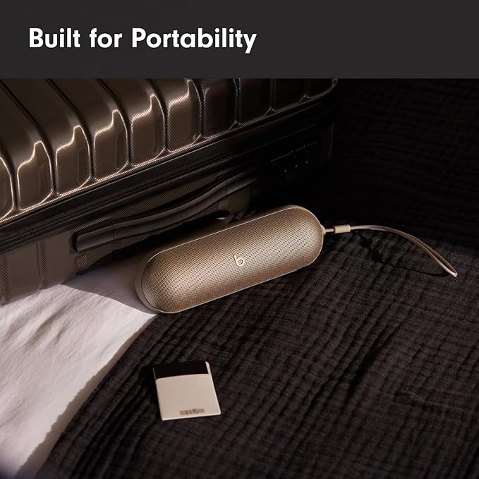 Beats Pill - Portable Bluetooth Speaker with USB-C Charging Cable (20 cm) - Jet Black