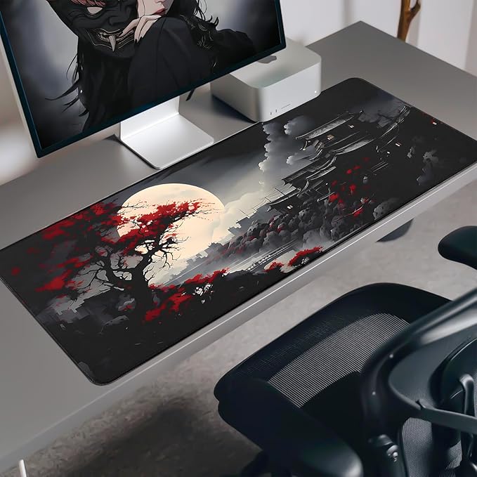 Mouse Pad Gaming Mousepad,Large Mousepads for Keyboard and Mouse with Non-Slip Rubber Base,Suitable for School,Office,Home,35.4 x 15.7 Inch
