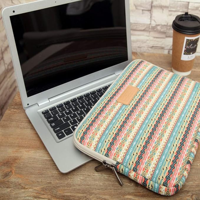 BSLVWG 14 Inch Laptop Sleeve Multi-Color & Size Choices Case/Water-Resistant Neoprene Notebook Computer Pocket Tablet Briefcase Carrying Bag/Pouch Skin Cover
