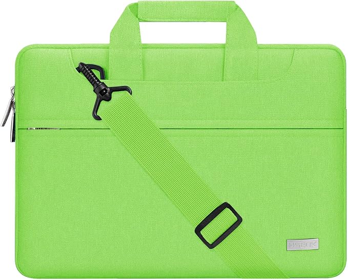Hseok Laptop Shoulder Bag 13 13.3 14 Inch Case Compatible with MacBook Pro/Neo 14" M5/M4/M3/M2/M1,Mac Air/pro/Neo 13" and Most 13 13.3 14 Notebooks,Spill-Resistant Briefcase,Light Green