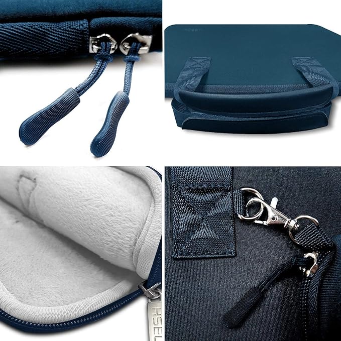 Hseok Laptop Sleeve 14 inch Case with Small Case, Compatible with MacBook Neo 14, MacBook Pro 14 M5/M4/M3/M2/M1, XPS 14 and Most 14 inch Notebooks, Neoprene Computer Handbag,B01L01