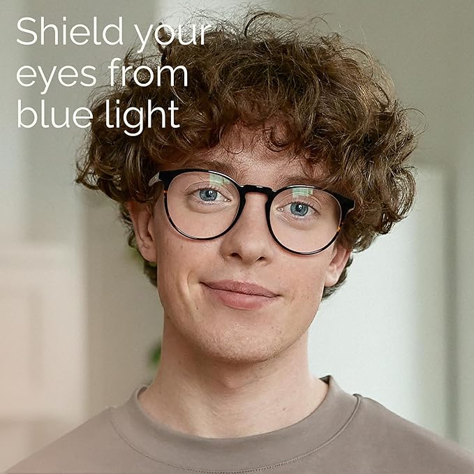 IBOANN Chic & Comfy Blue Light Glasses for Women - 3-Pack Round Frames, Screen-Ready Style with UV Protection Coating
